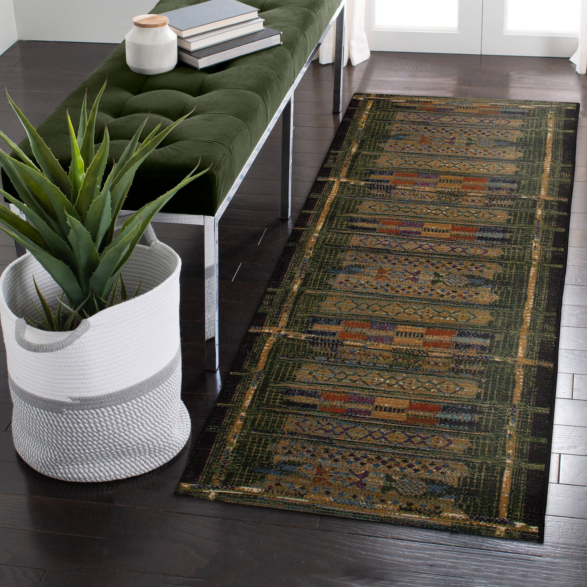 Esencia Tribal Stripe Indoor Outdoor Mat