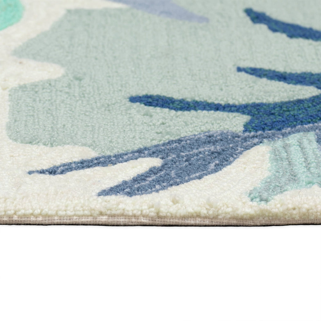 Capri Palm Leaf Indoor Outdoor Area Rug