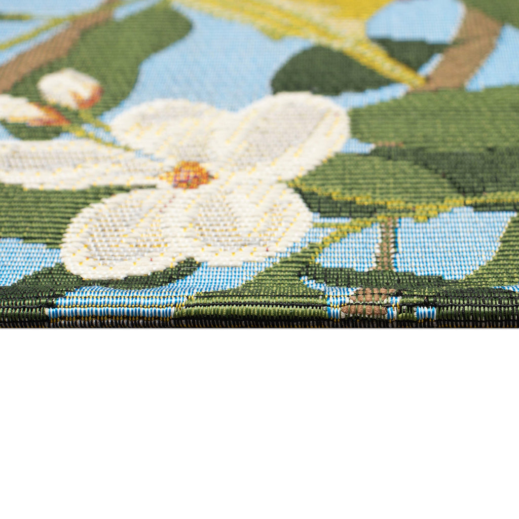 Esencia Floral Finches Indoor Outdoor Mat