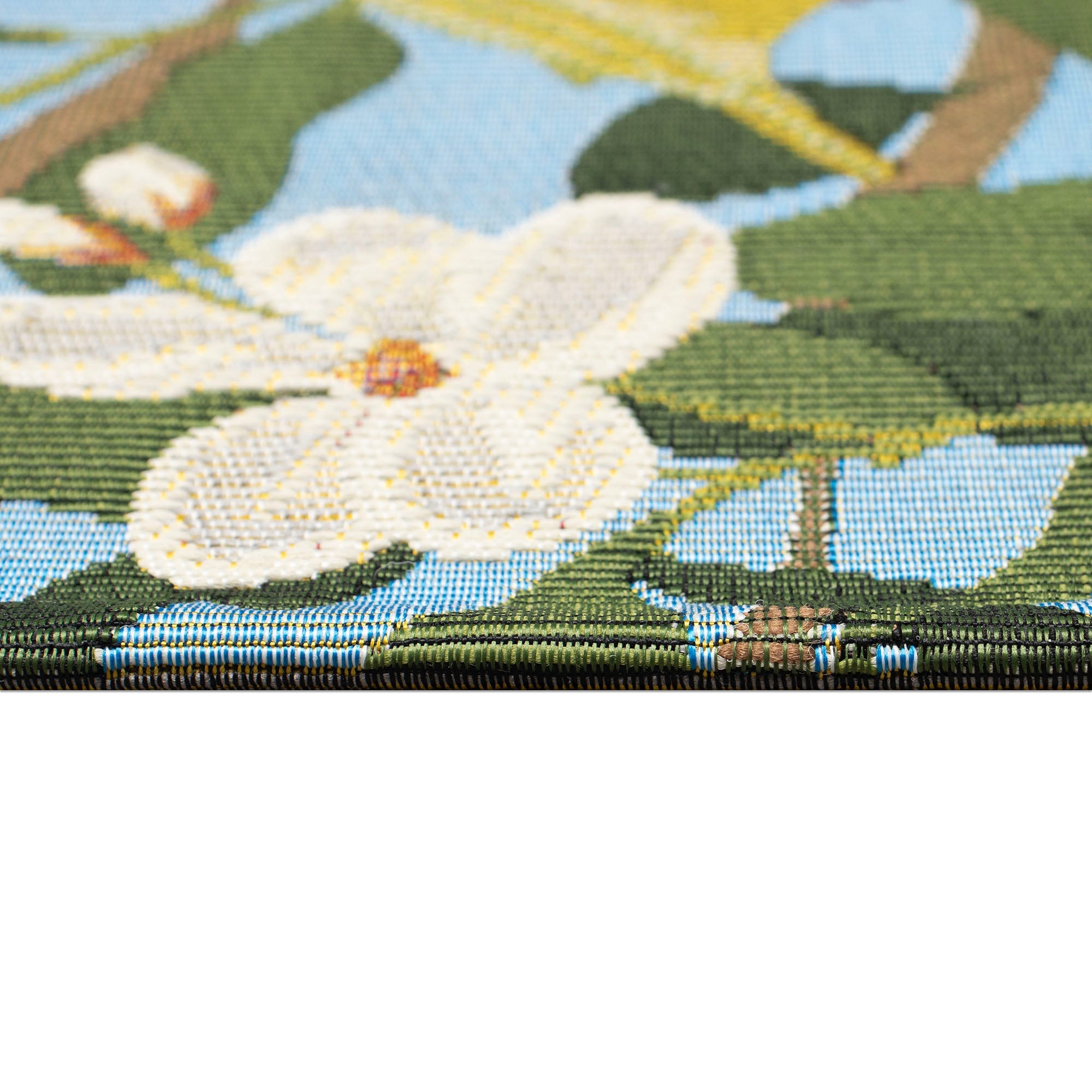 Esencia Floral Finches Indoor Outdoor Mat