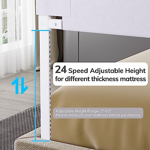 54” Toddler Bed Rail with Double Child Lock, Height Adjustment, 1 Pack Z455708