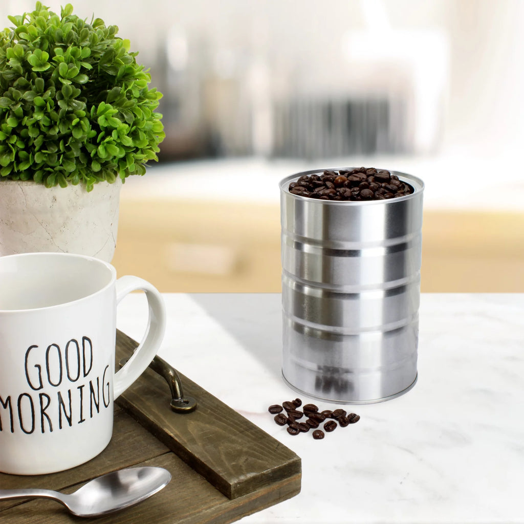 Empty Coffee Cans (4-Pack) Metal Cans H7049