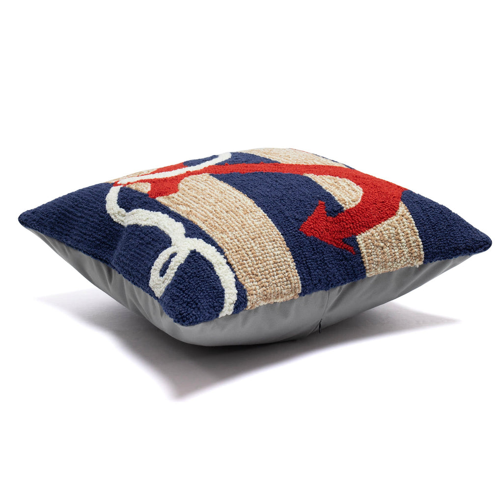 Frontporch Anchor Indoor Outdoor Square Throw Pillow