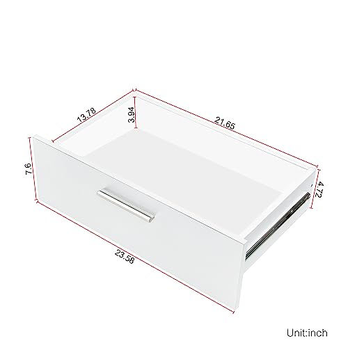 White 6-Drawer Double Dresser T3632