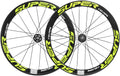50/23mm Carbon Wheelset Fixed Gear Bike Wheel 700c Clincher Single Speed P724