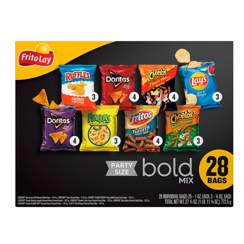 28 Count Bold Mix Chips Variety Pack V9338