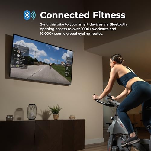 Indoor Cycling Exercise Bike with Adjustable Cushion Seat & Multi-Grip Handlebar S455811