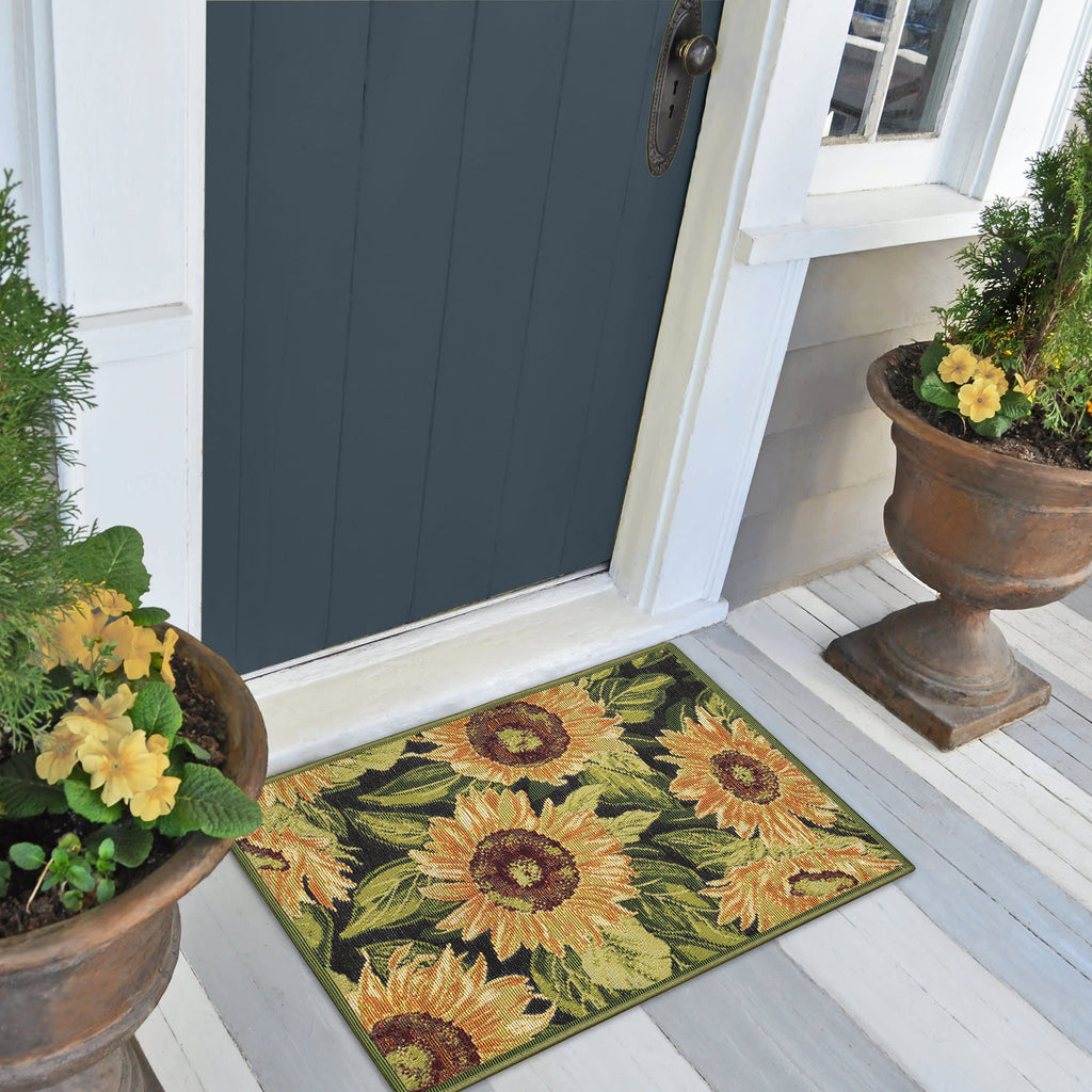 Esencia Sunflowers Indoor Outdoor Mat
