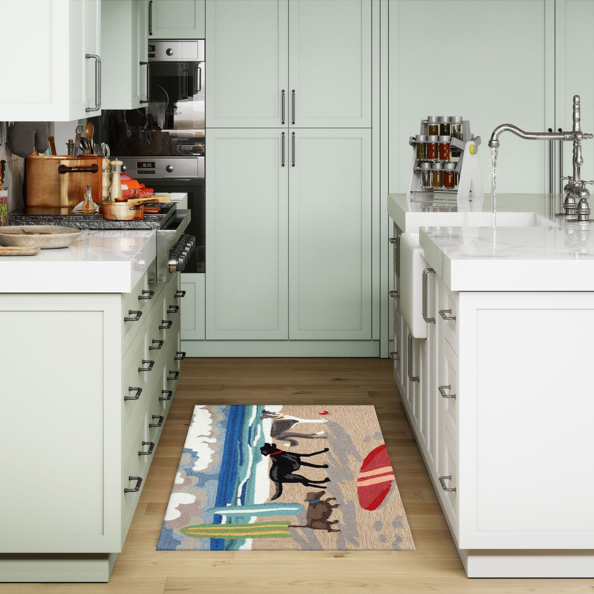 Frontporch Dog Beach Indoor Outdoor Mat