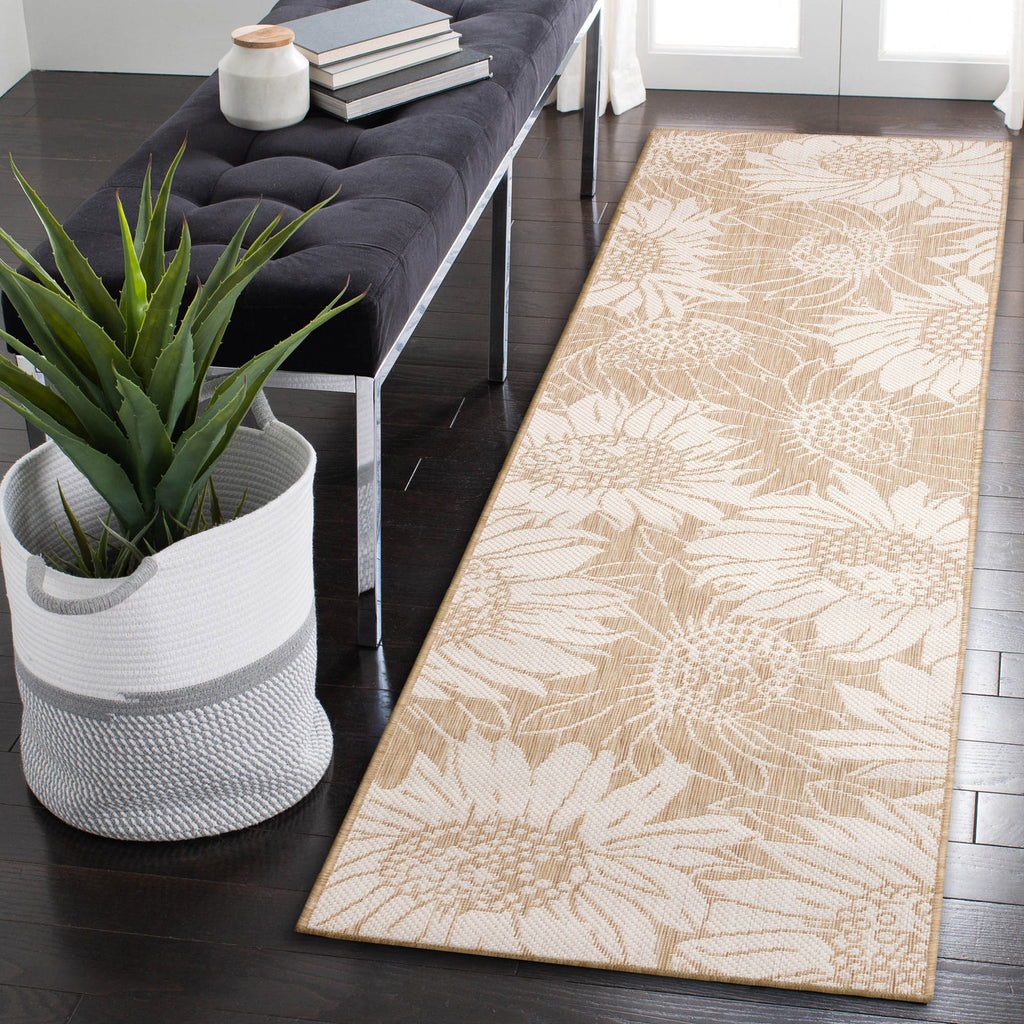 Carmel Sunflower Field Indoor Outdoor Area Rug