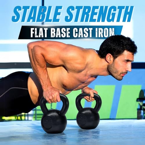 5-80 lbs Cast Iron Kettlebell U5920