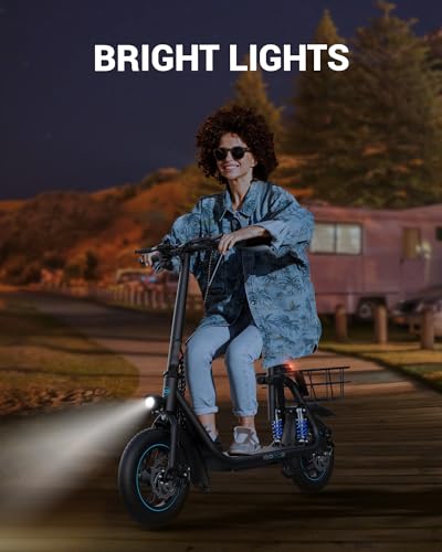 Electric Scooter with Basket O1715