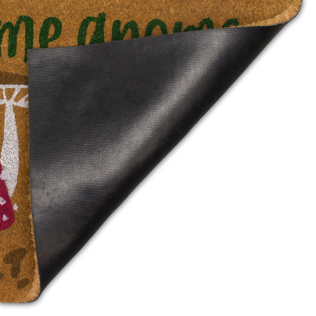 Natura Welcome Gnome Coir Doormat with Non-Slip Backing