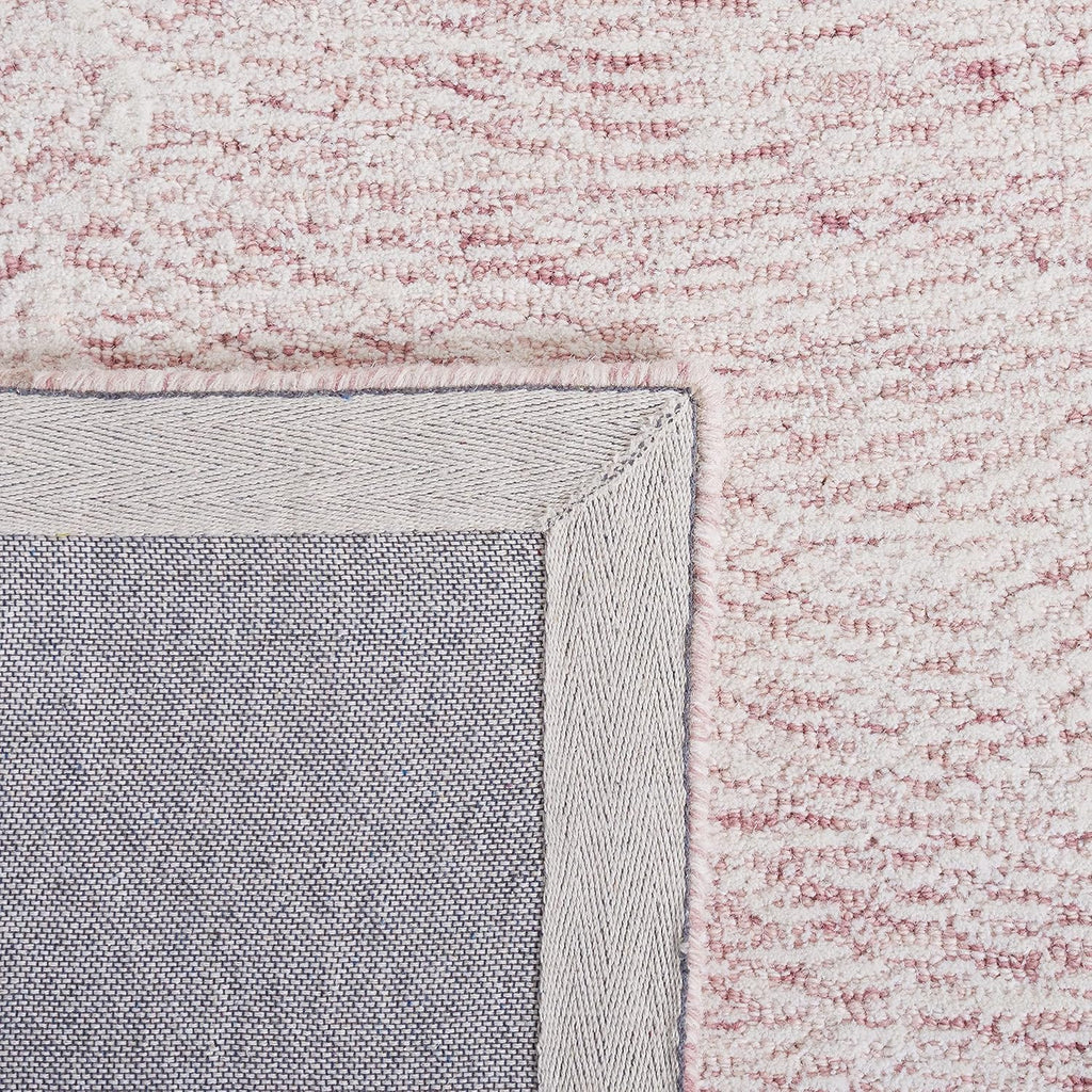10' x 14' Pink & Ivory Handmade Wool Area Rug O936217