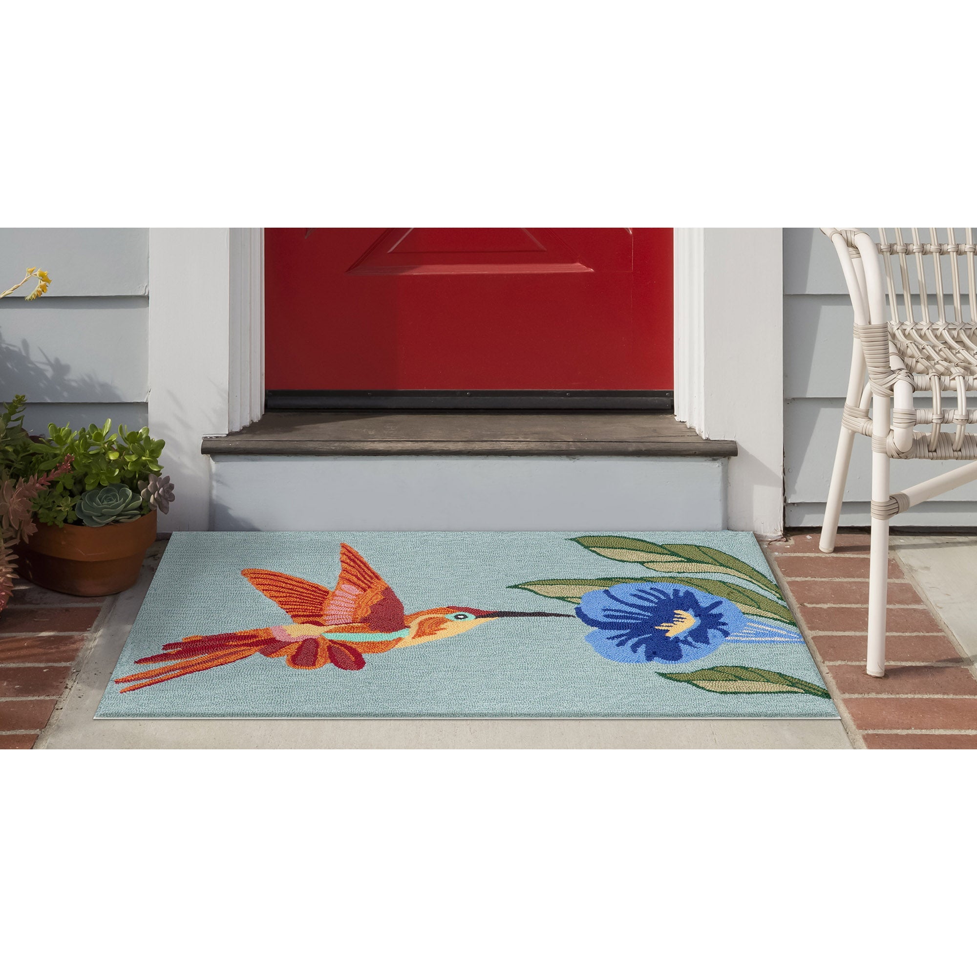 Frontporch Hummingbird Indoor Outdoor Mat