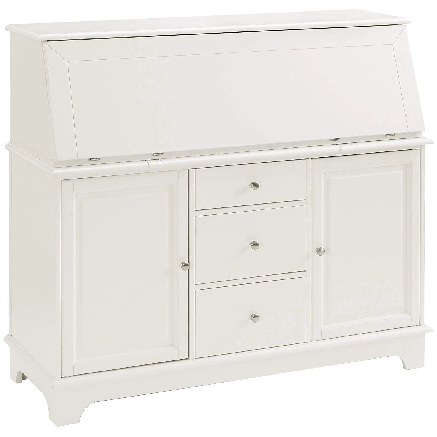 White Secretary Desk D844