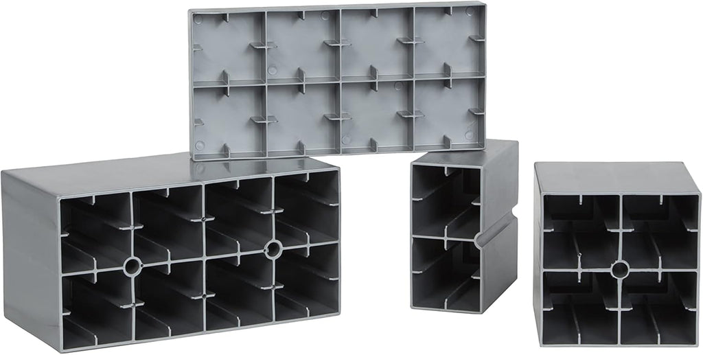 White Modular Wall Kit with Accordion Door H40554