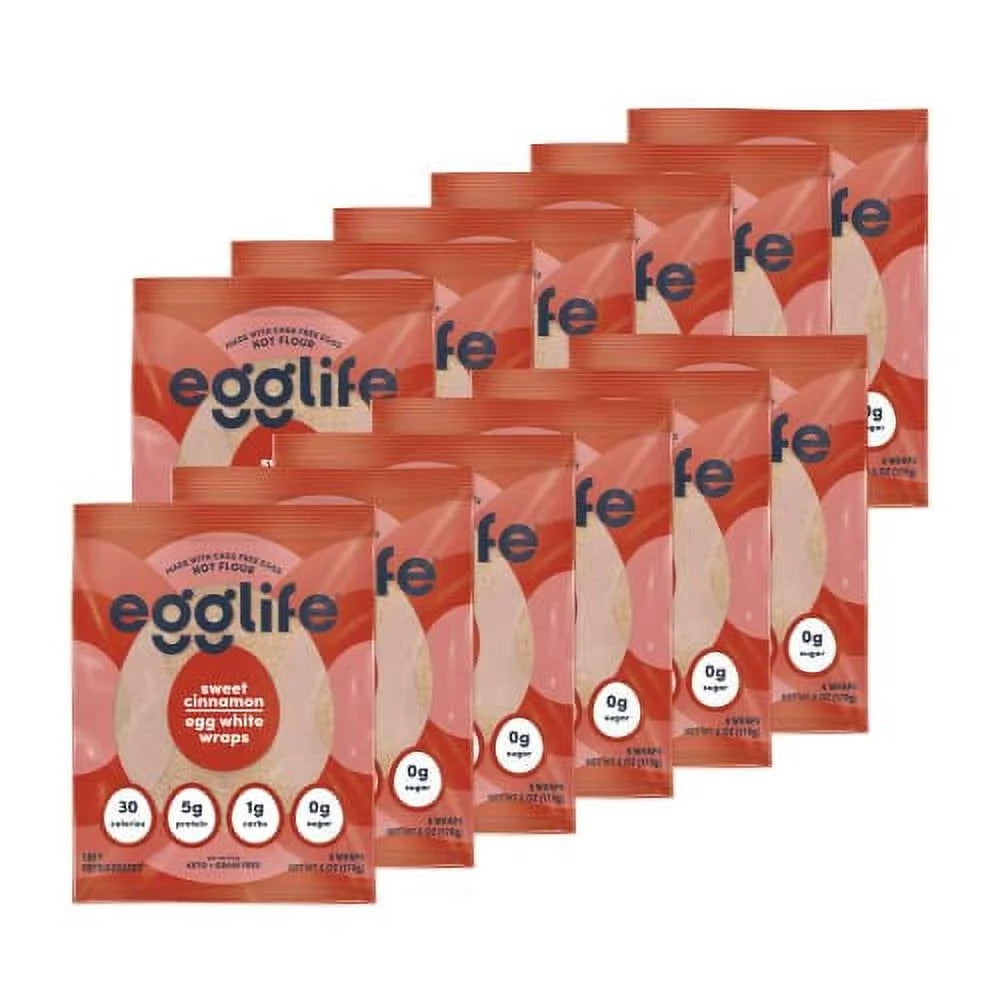 Sweet Cinnamon Egg White Wraps, 72 Total Wraps M72672