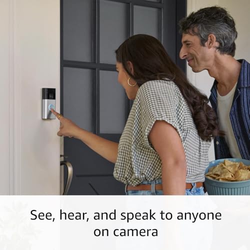 Satin Nickel Battery Doorbell Z117