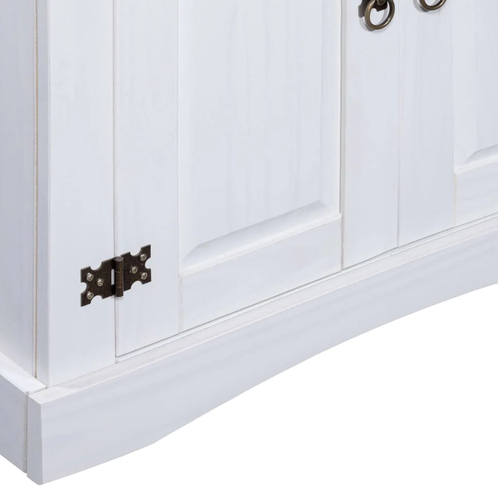 White Mexican Pine Cupboard B843
