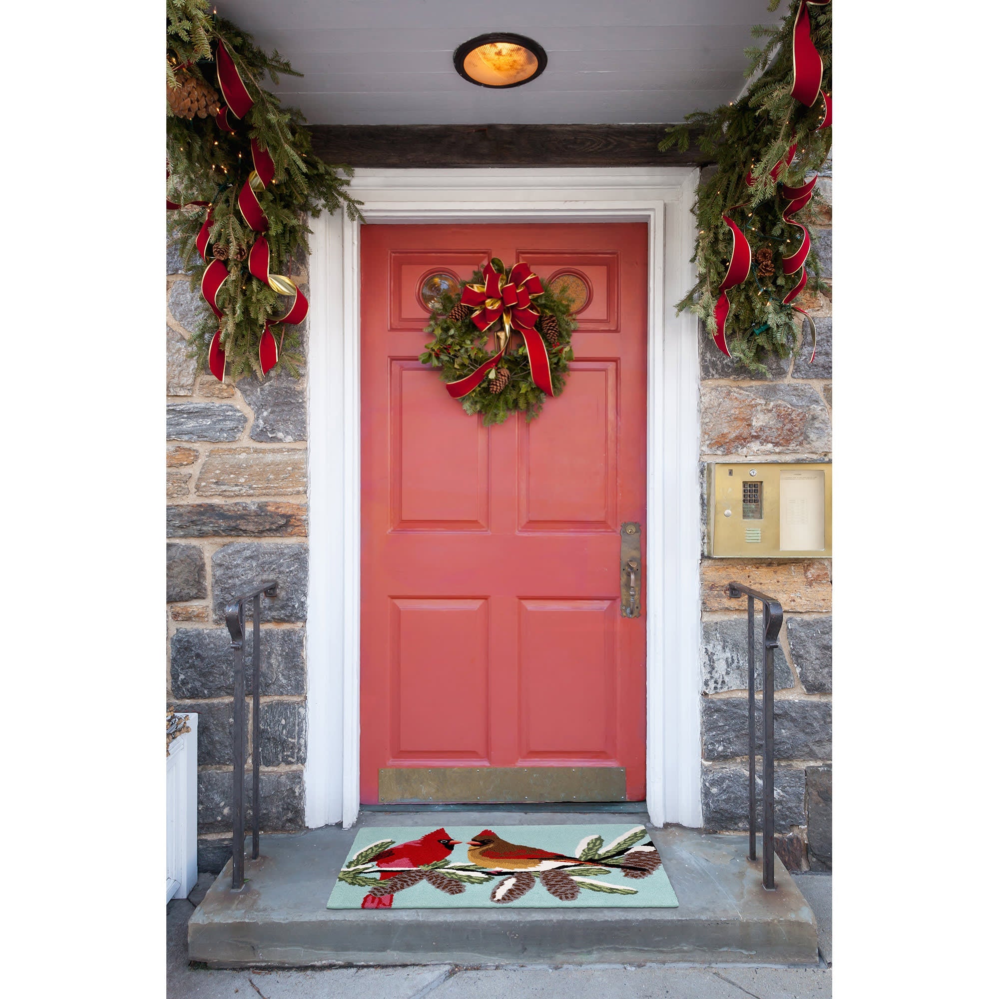 Frontporch Cardinals Indoor Outdoor Mat