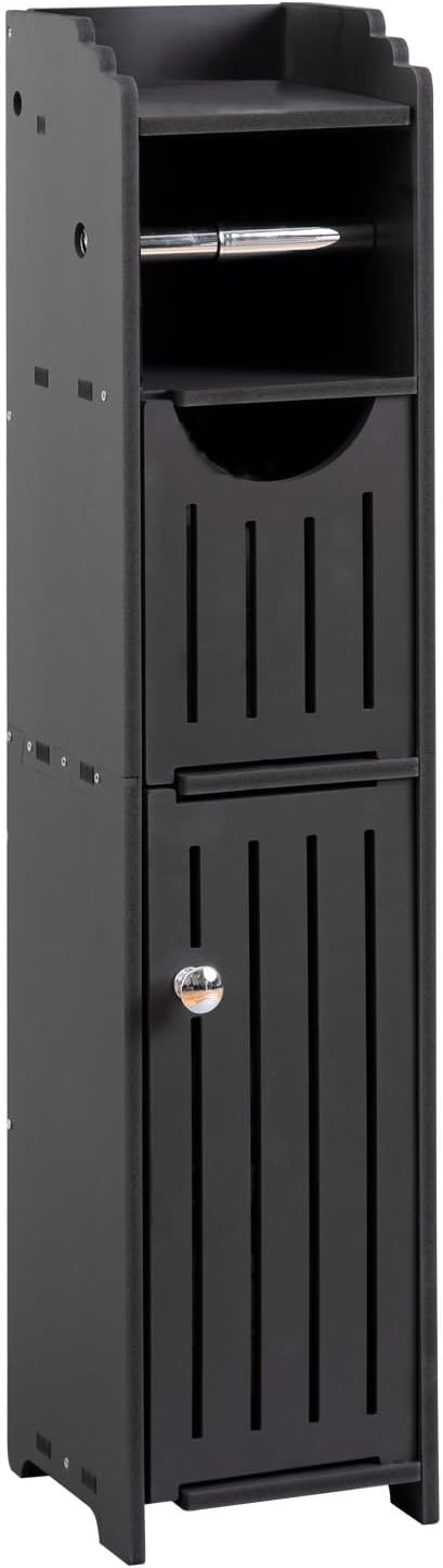Matte Black Bathroom Storage Cabinet E20469