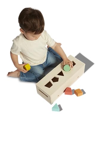 70 Piece Solid Wood Building Blocks with Storage Box S66276