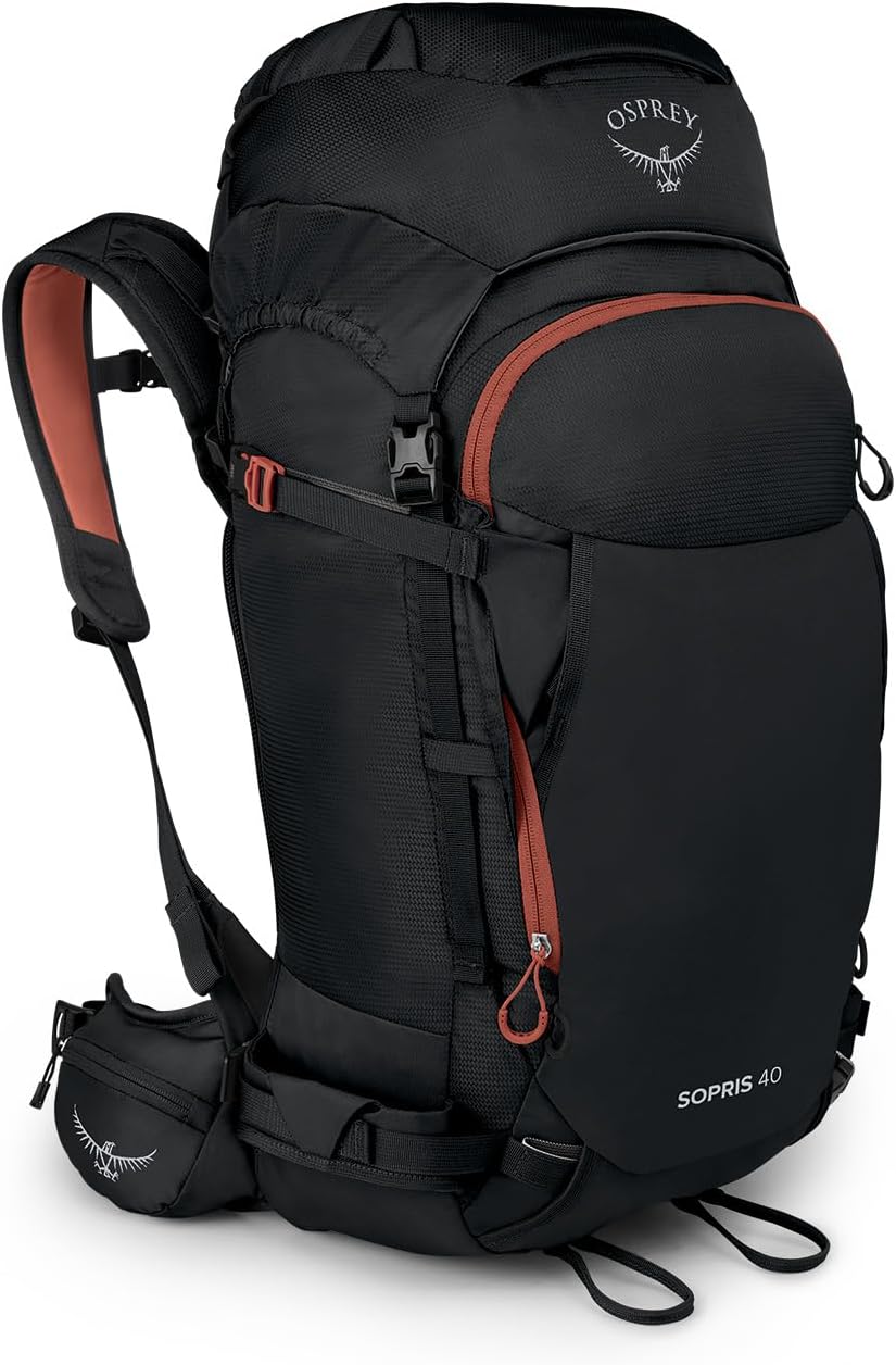 Black 40L Ski and Snowboard Backpack M4192