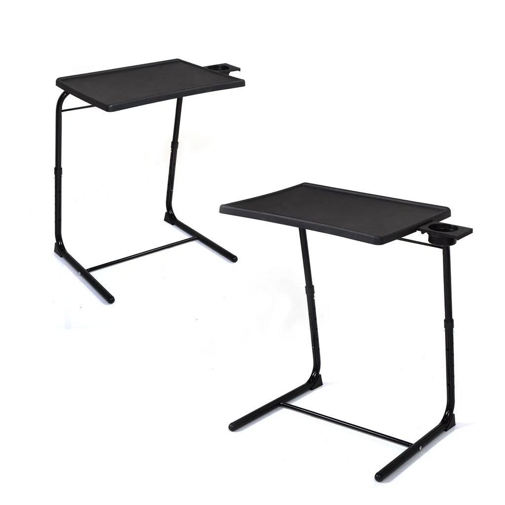 Black Adjustable Height & Angle Desk Set of 2 B30837