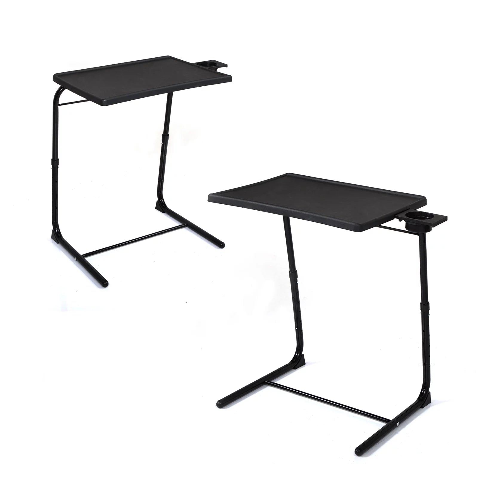 Black Adjustable Height & Angle Desk Set of 2 B30837