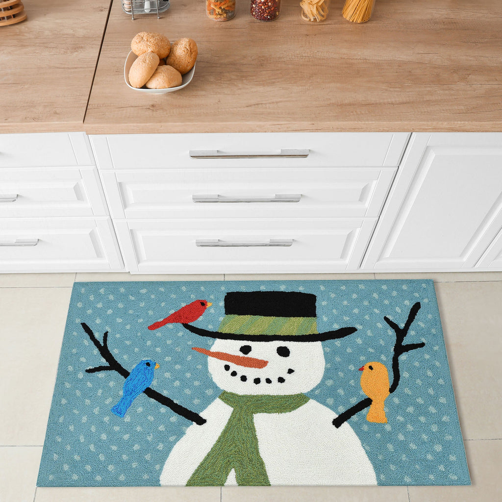 Frontporch Snowman And Friends Indoor Outdoor Mat