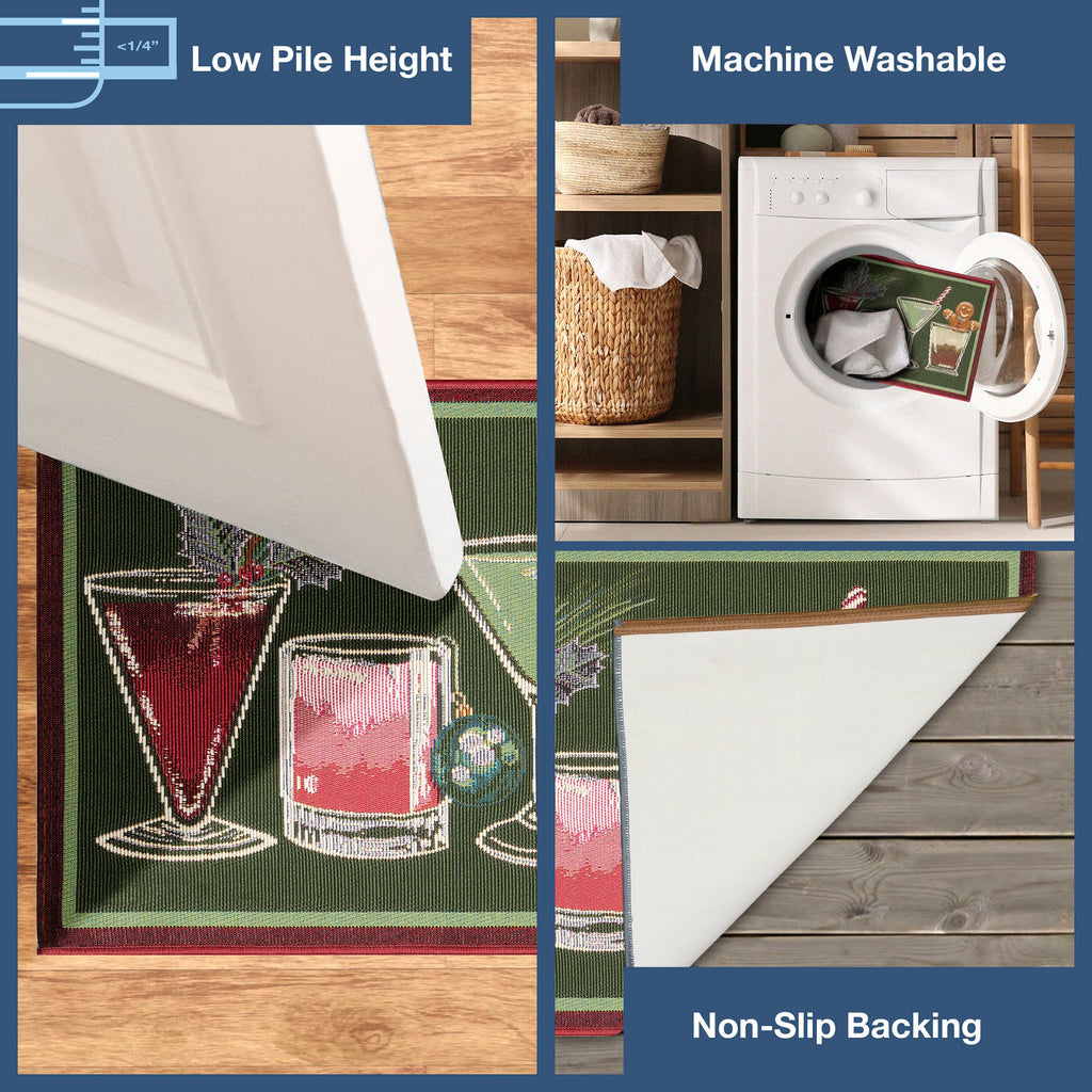Esencia Let's Get Jolly Indoor Outdoor Mat