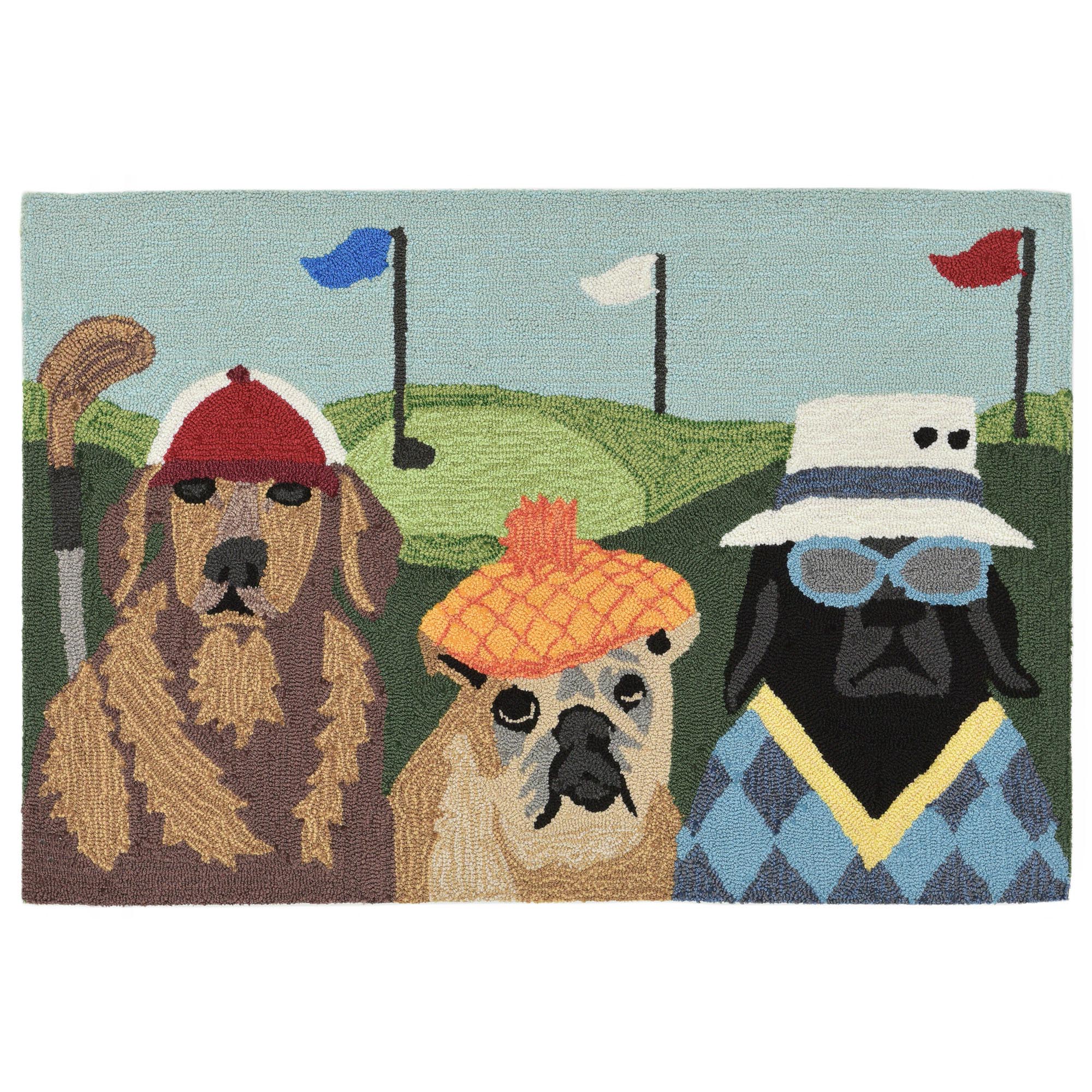 Frontporch Putts & Mutts Indoor Outdoor Mat