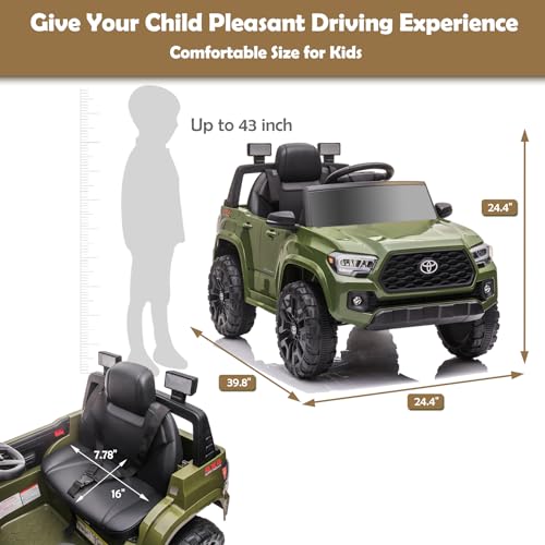 12V Black Kids Ride on Truck with Remote Control Z934