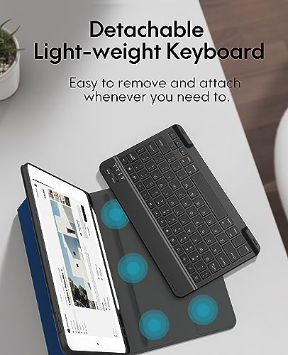 White Detachable Wireless Keyboard Case for iPad 10.2 Inch M37411