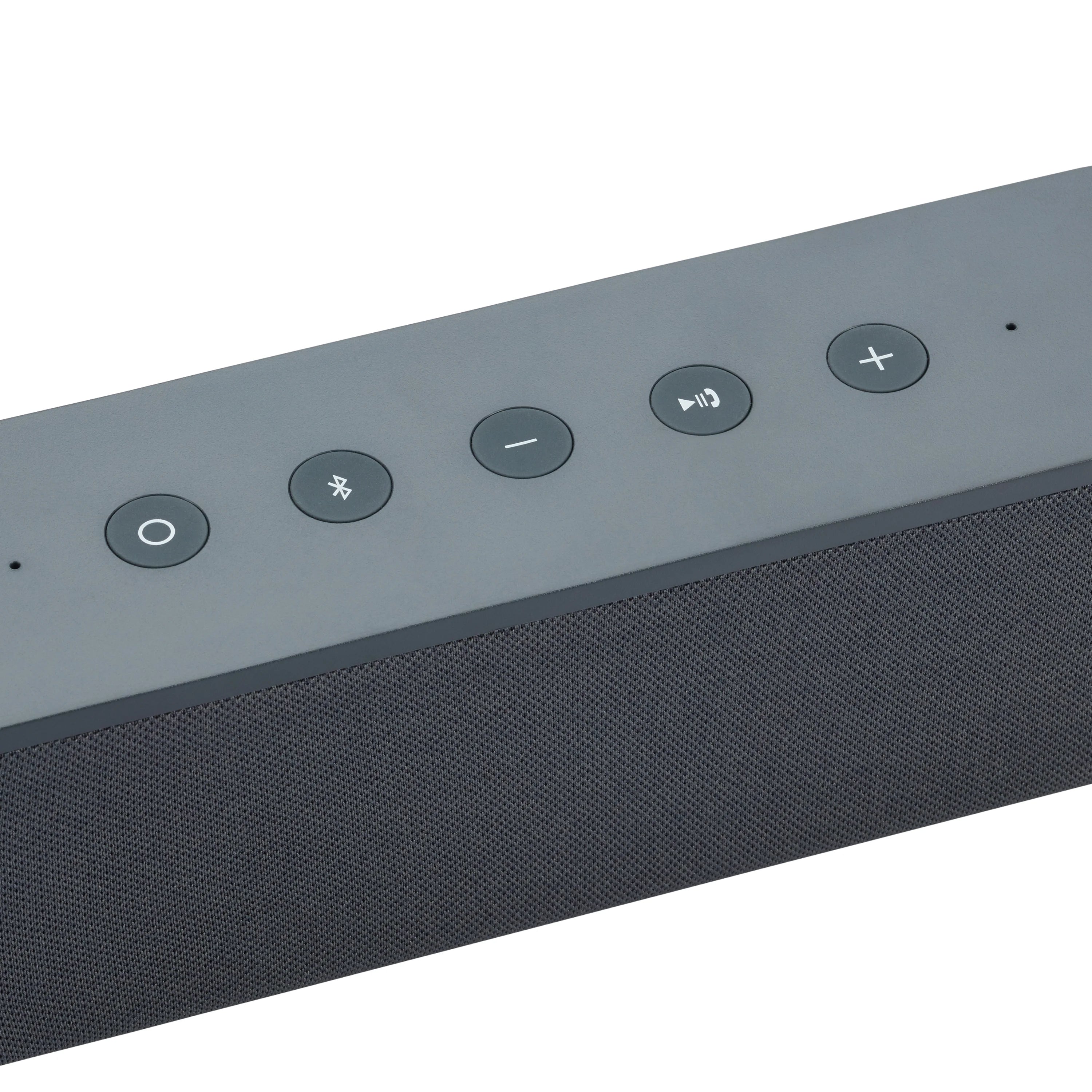 Large Indoor Portable Speaker with Bluetooth, Grey B69949