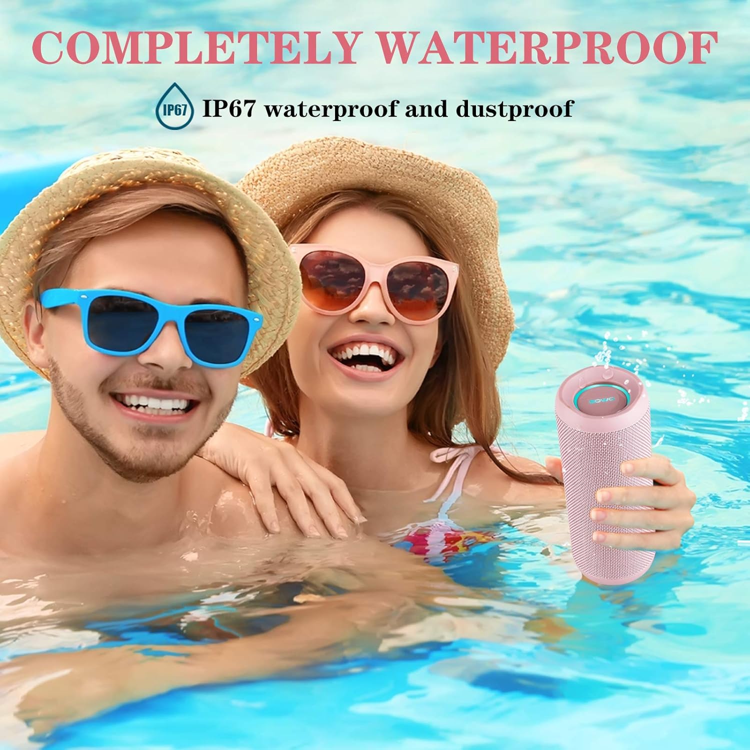 25W IPX7 Waterproof Bluetooth Speaker with 16H Playtime B735