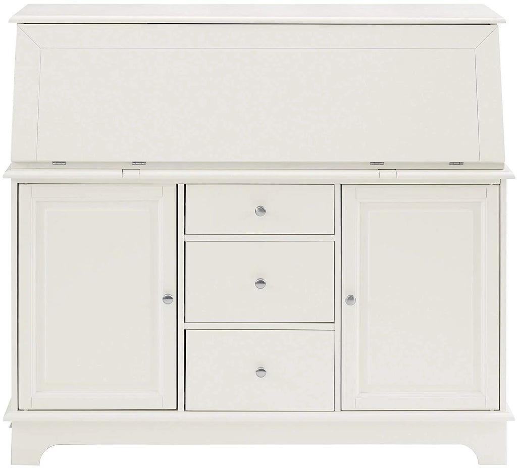 White Secretary Desk D844