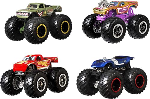 Set of 4 1:64 Scale Toy Trucks R874