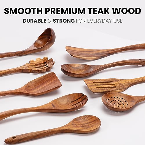 6-Piece Teak Wooden Spoons G553