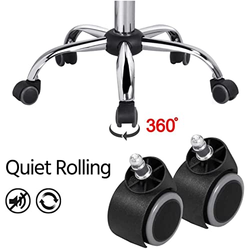 Low Back Armless PU Leather Desk Chair with Wheels M97698