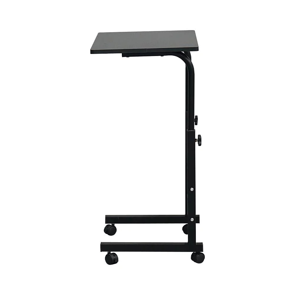 Black Mobile Laptop Desk Adjustable Side Table I530942