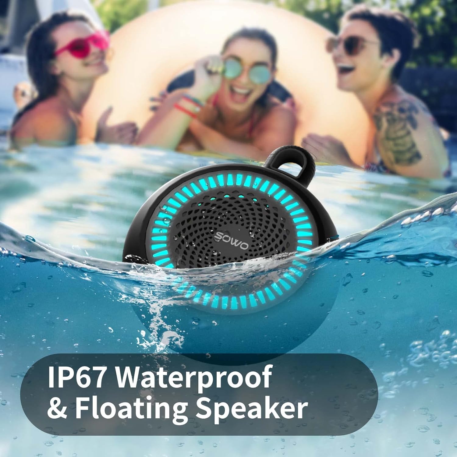 25W IPX7 Waterproof Bluetooth Speaker with 16H Playtime B735