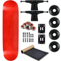 Stain Red 8.25" Complete Skateboard with Black Trucks and Black Wheels D466