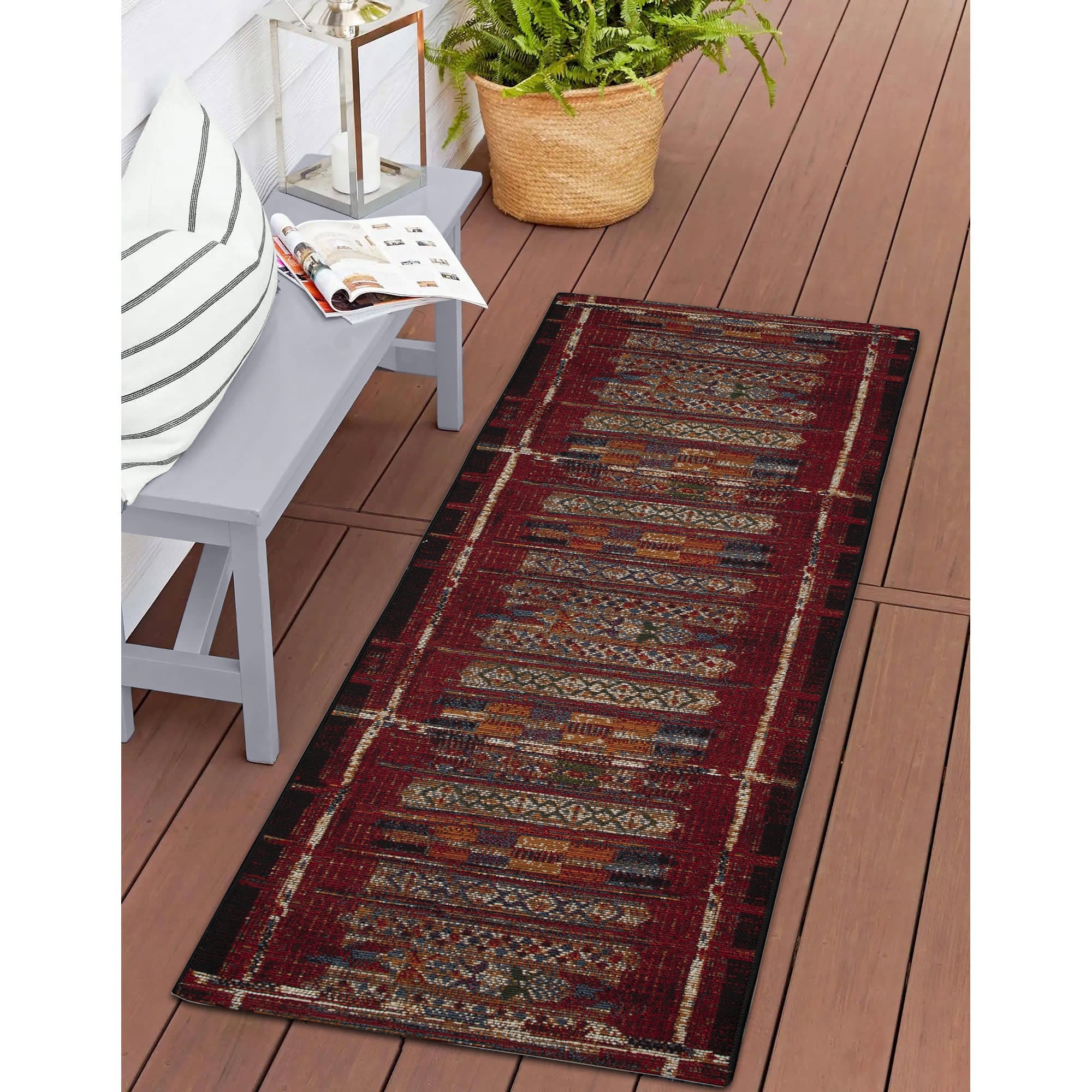 Esencia Tribal Stripe Indoor Outdoor Mat