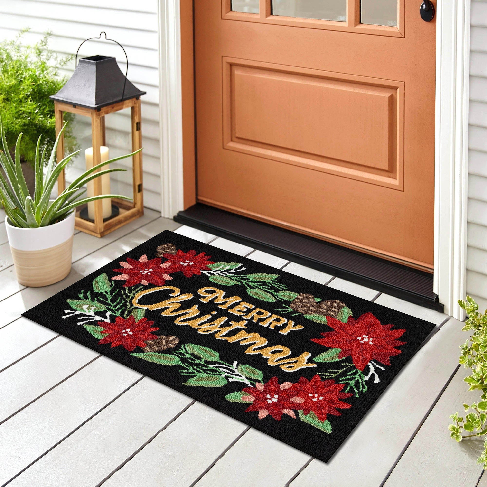 Frontporch Merry Christmas Indoor Outdoor Mat