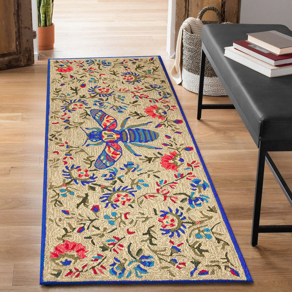 Frontporch Flora Bee Indoor Outdoor Mat