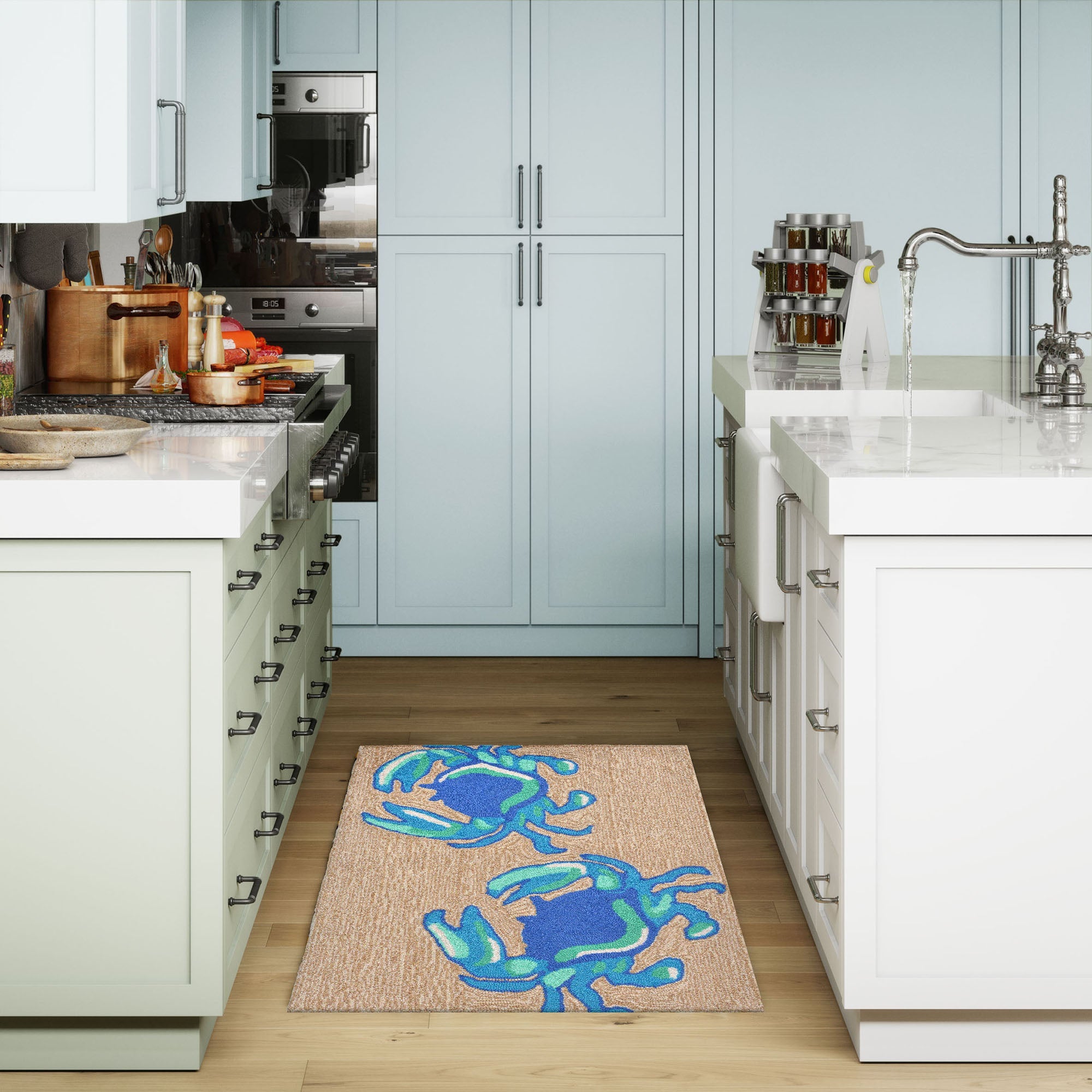 Frontporch Crabs Indoor Outdoor Mat