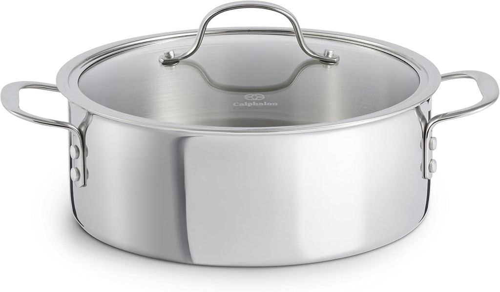 Tri-Ply Stainless Steel Dutch Oven, 5-quart W5151