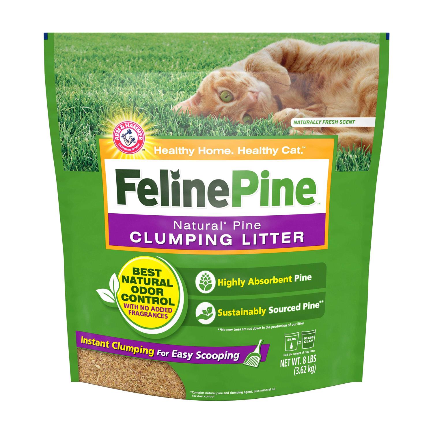 Feline Pine Clumping Cat Litter H693